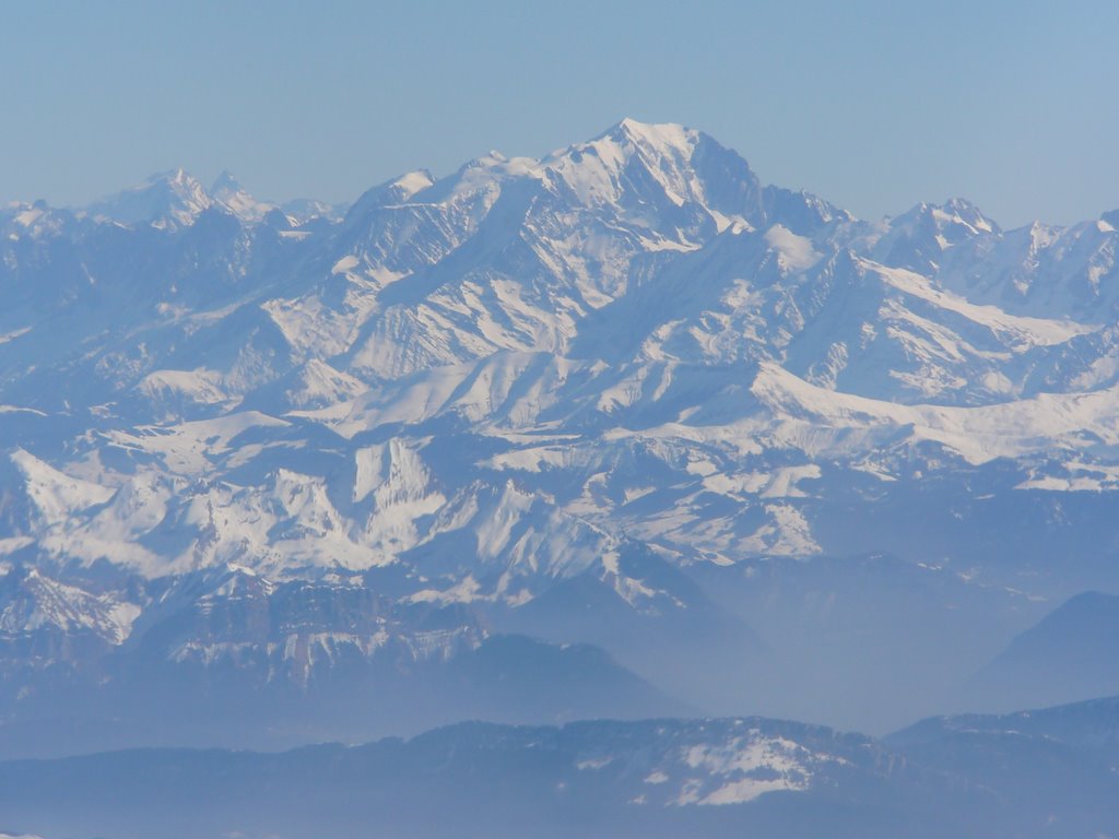 The alps from air plane by eric de vito