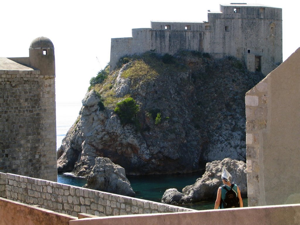 Dubrovnik citadel by mircea costiniuc