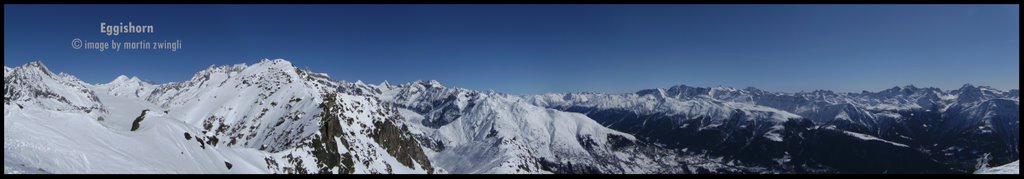 Eggishorn Panorama by Martin Zwingli