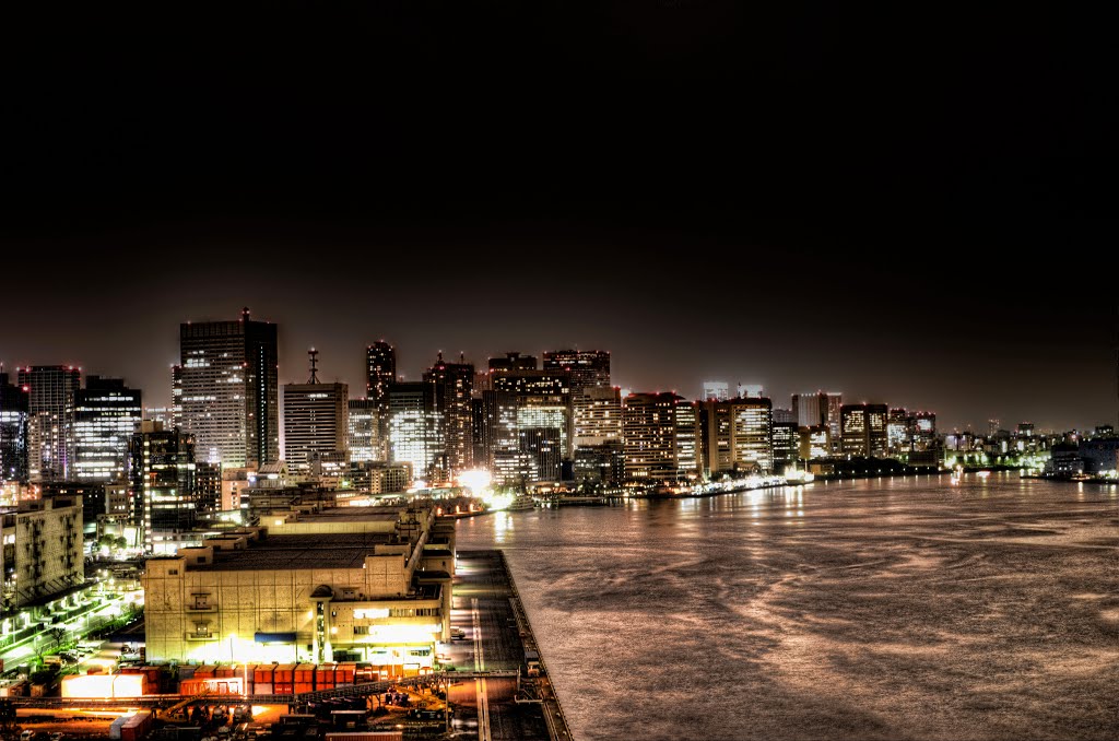 The view from Tokyo Rainbow Bridge by Yuto  Fukui