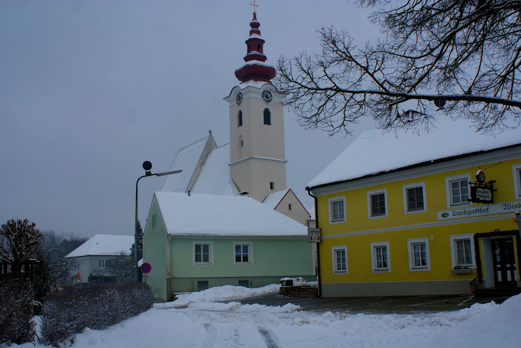 Kirche u, Gasthaus St. Pantaleon by pallka