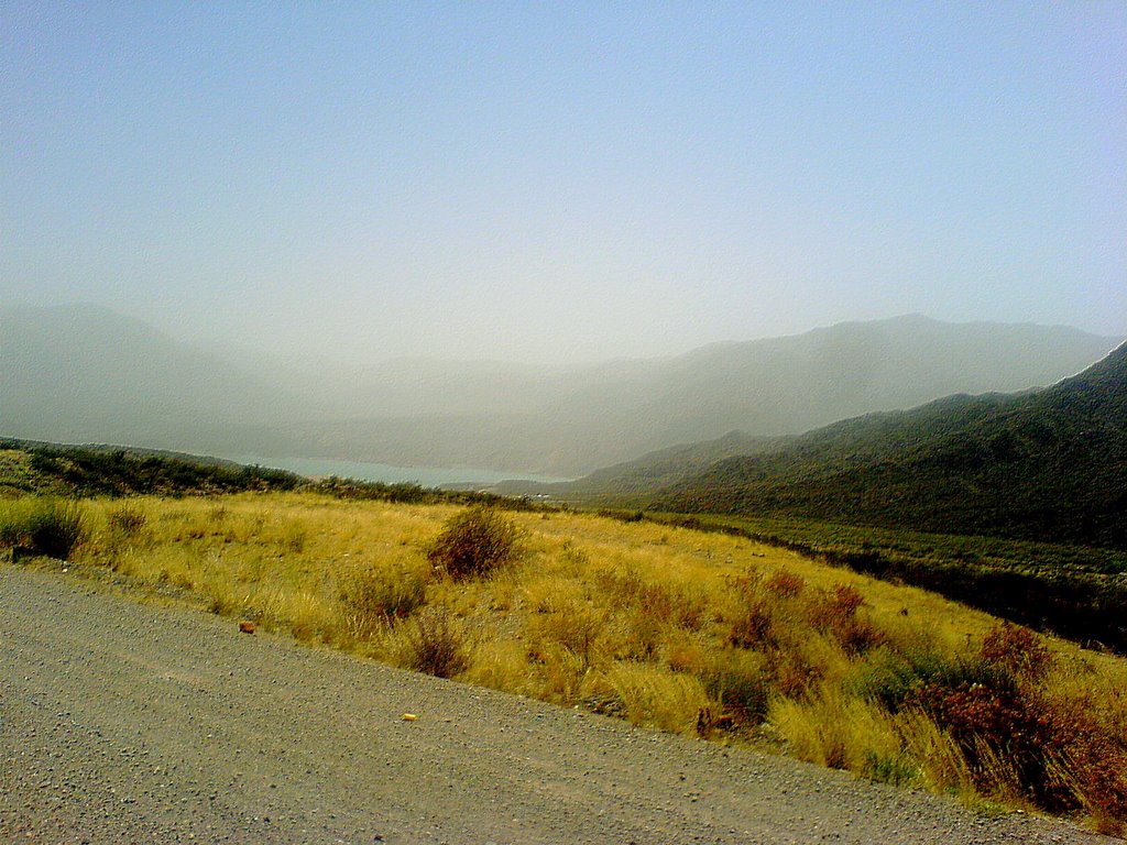 Lago turquesa camino a Mendoza by Chela Cartagena