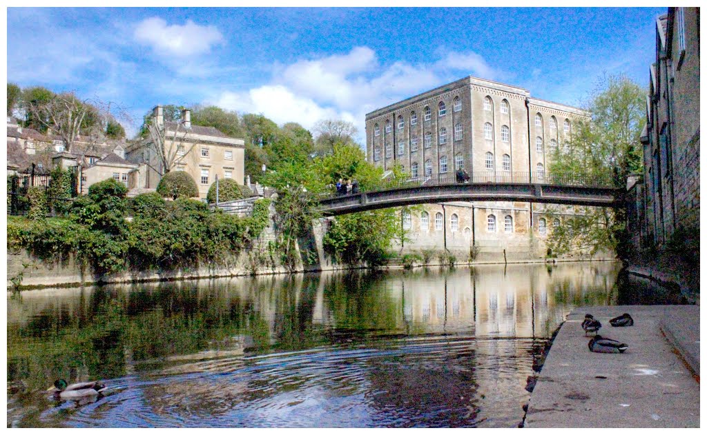 Abbey Mills on River Avon, Bradford on Avon by Matthew Perks