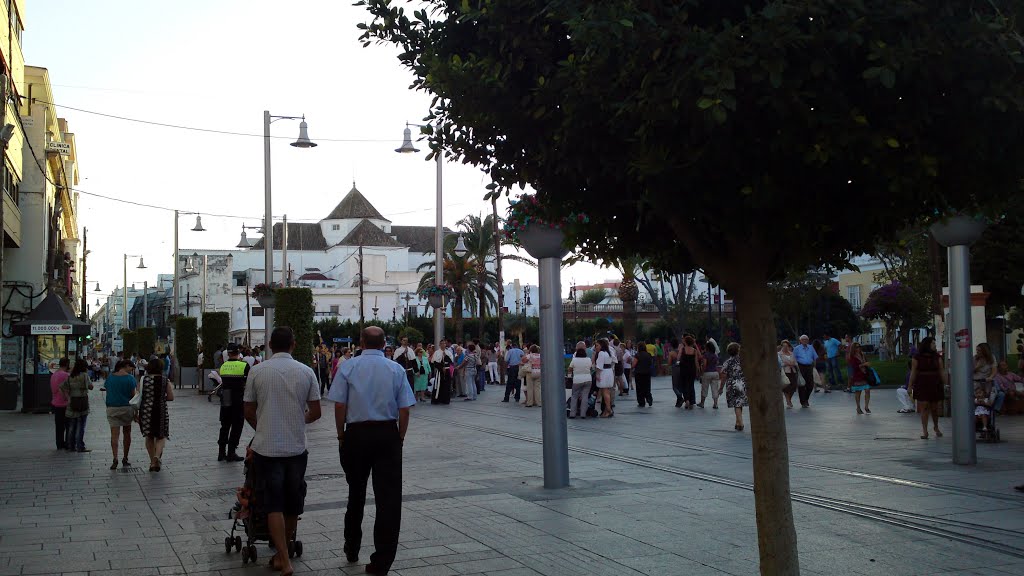 <Al fondo la Iglesia de San Fransisco> San Fernando (Cádiz) by Sebastian Aguilar