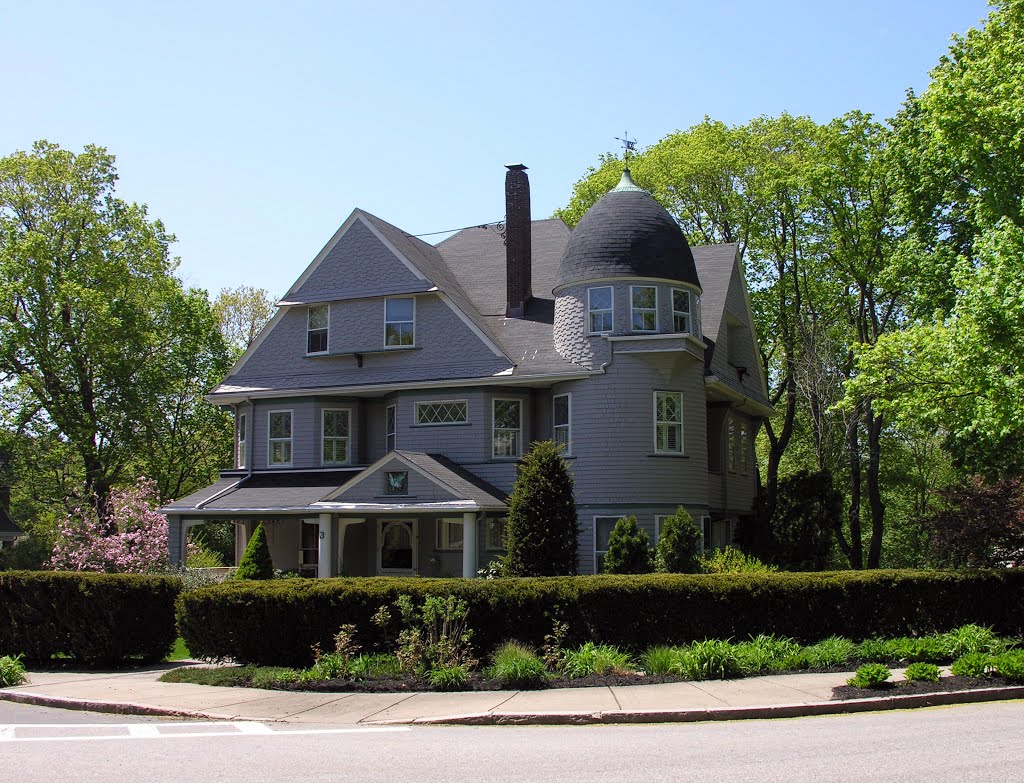 Newton Corner Victorian, Queen Anne, 1890s by David Coviello