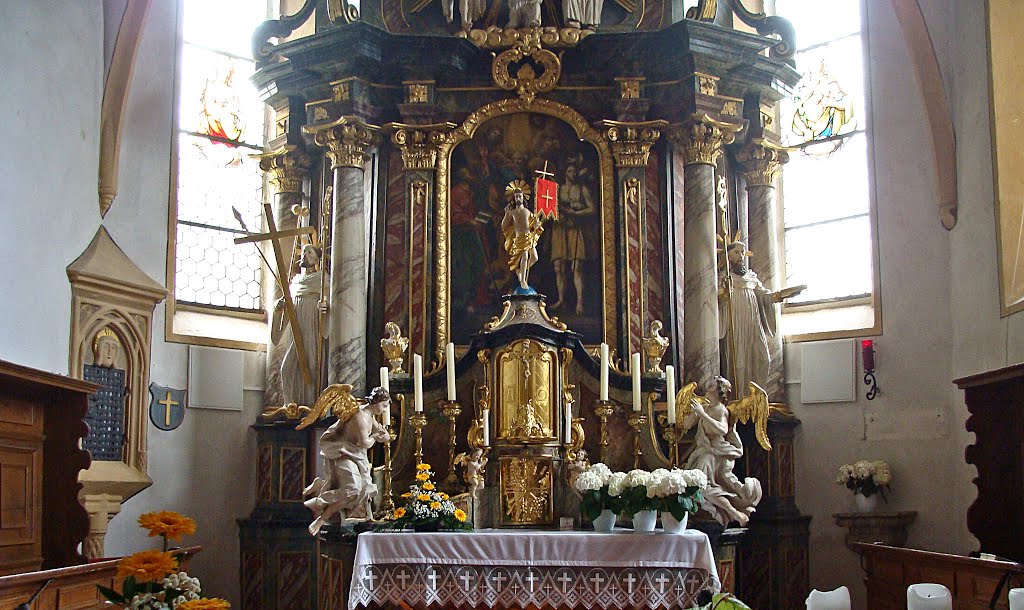 Weismain-Modschiedel Altar der Kirche St. Johannes der Täufer by Contessa