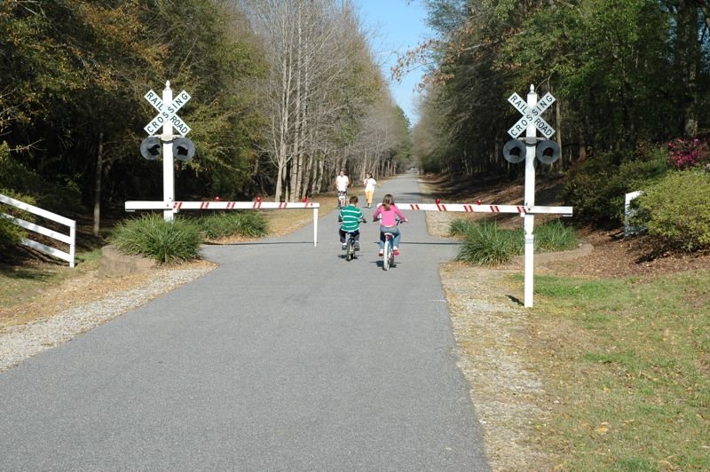 Florence Rail Trail entrance Ebenezer by dtmp