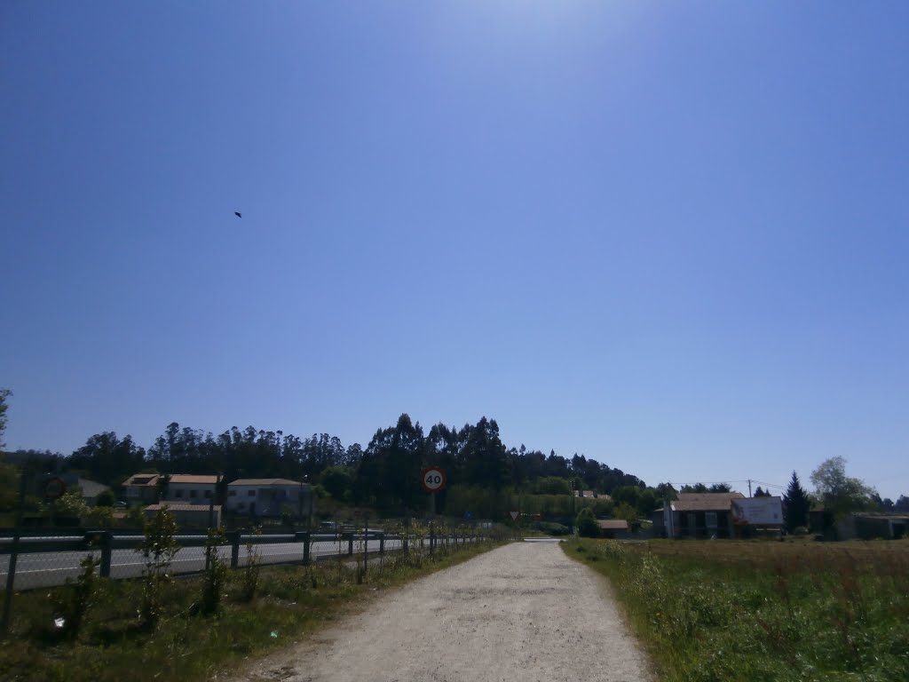 Camino portugués pegado a la autovía by Embarcadeiro