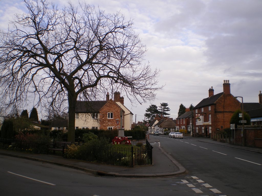 Alrewas.War Memorial.Main Street & Post Office Road by Leonardo Parada