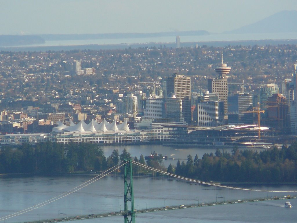 Vancouver Downtown from West Van 2 by Tomek Kacprzak