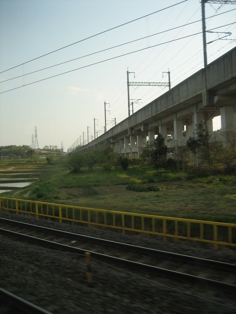 Shinkansen viaduct by addh Save Panoramio