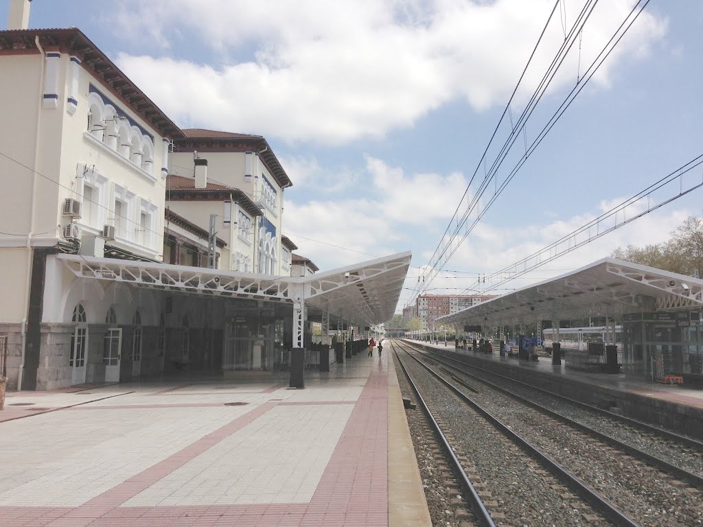 Andenes Estación de trenes Vitoria-Gasteiz . España. by María Fernando