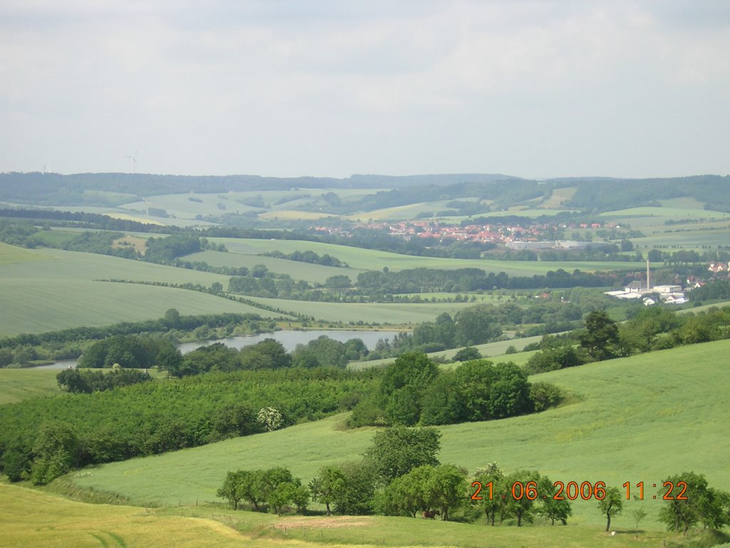 Blick auf den Teistunger Stausee by leic