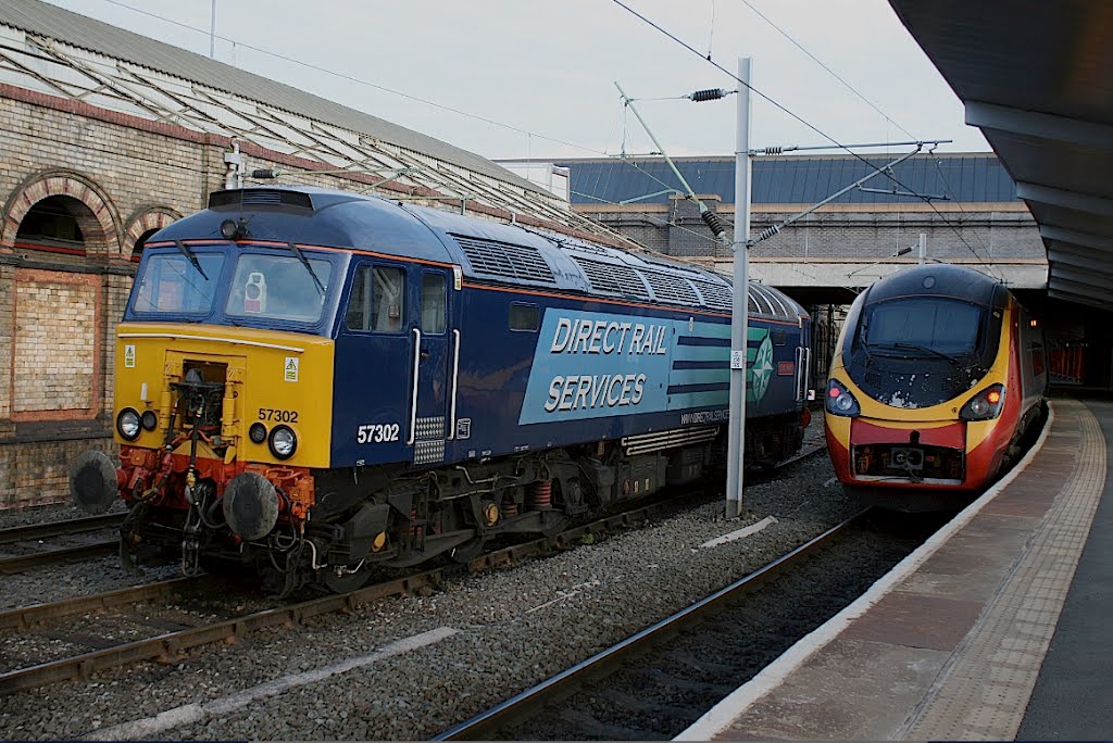 'Chad Varah' at Crewe, on standby rescue duty. by melvilla1903