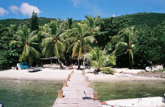 Foxy's jetty Jost van Dyke, BVI by Gordon Abben