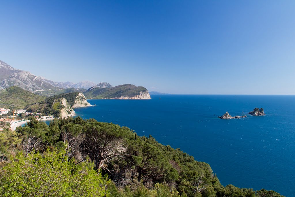 Montenegro - Drive from Sveti Stefan to Ulcinj by Chris Weseloh