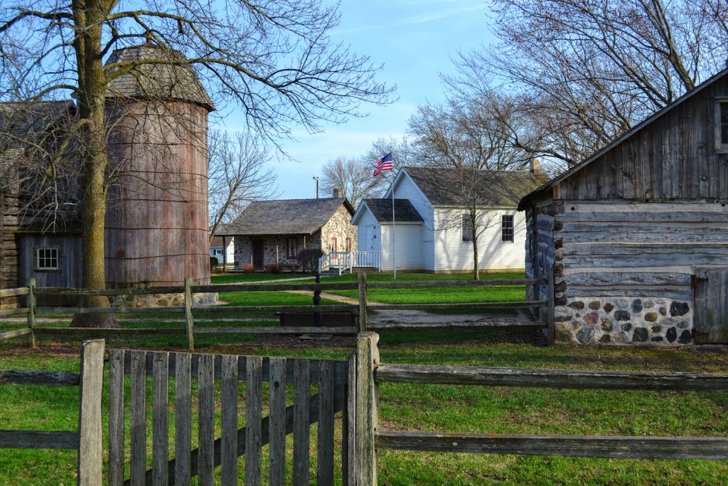 Ozaukee County Pioneer Village by John C Burzynski