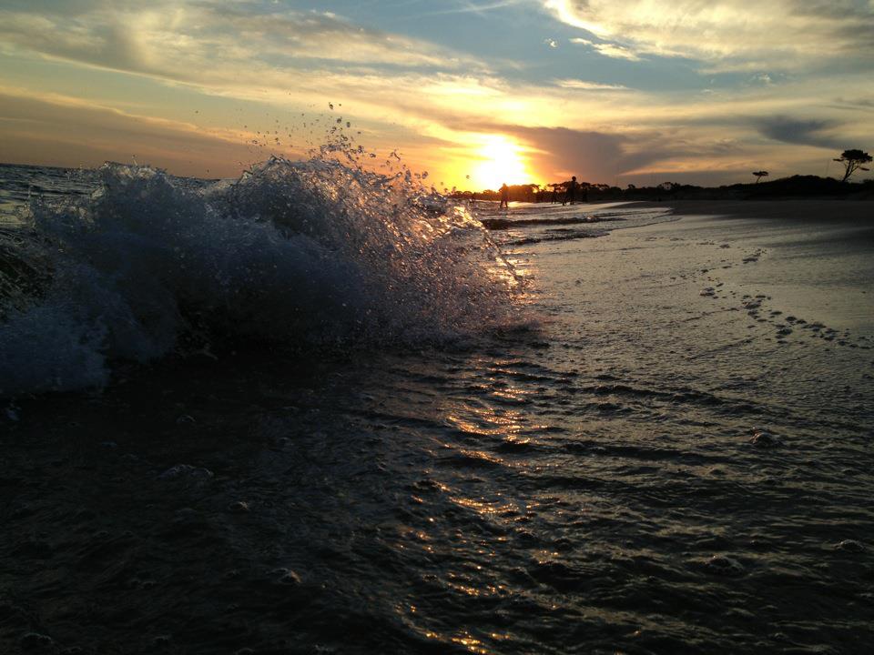 Atardecer en Parque del Plata by Rey Sapo / Kitesurf