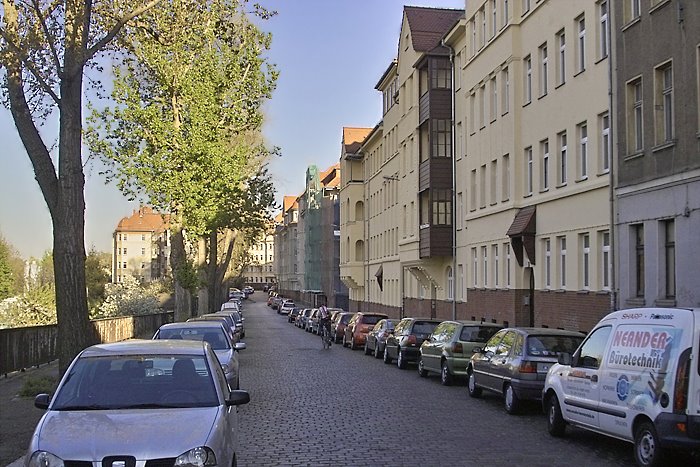 Nerchauer Strasse in Leipzig Anger-Crottendorf by Frank Zoller