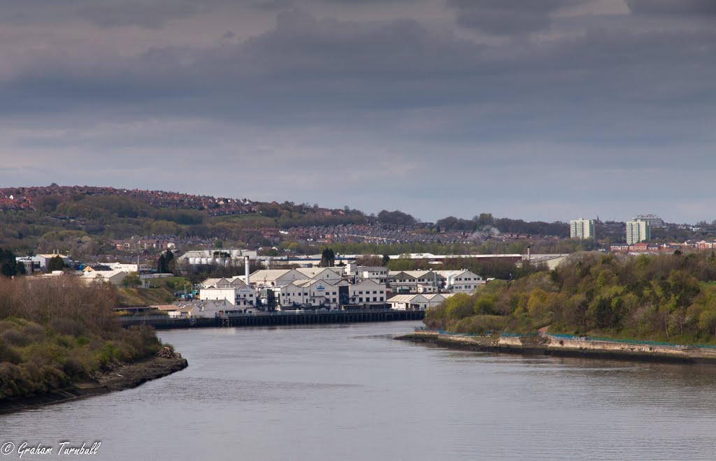 International Paint Ltd on the River Tyne by Graham Turnbull