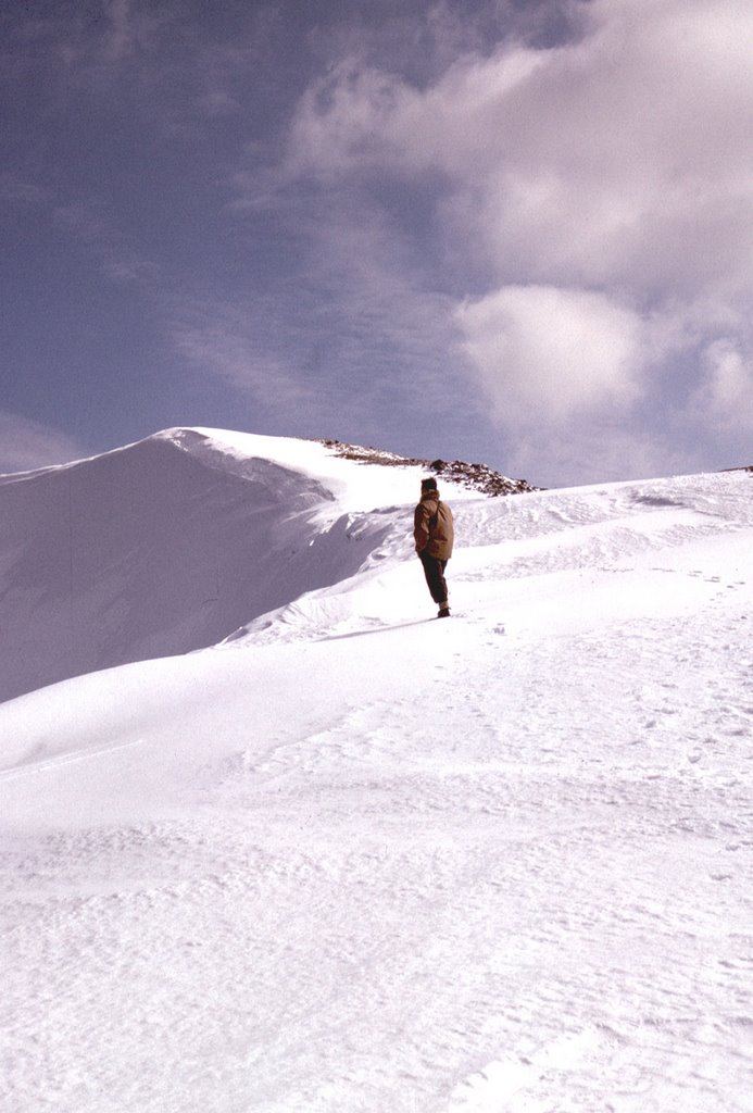 Cirque ridge of Sgurr a Mhaim by Philip S Sutton