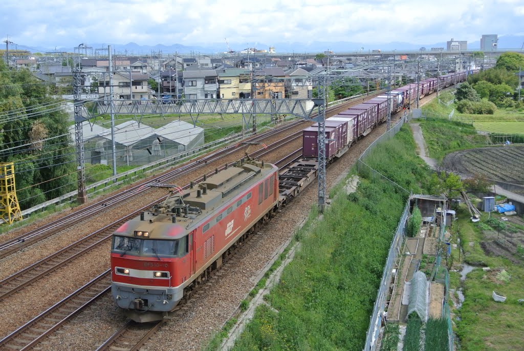 JR 貨物　EF510 貨物列車 JR Freight Class EF510 freight train by Hironori Tanaka