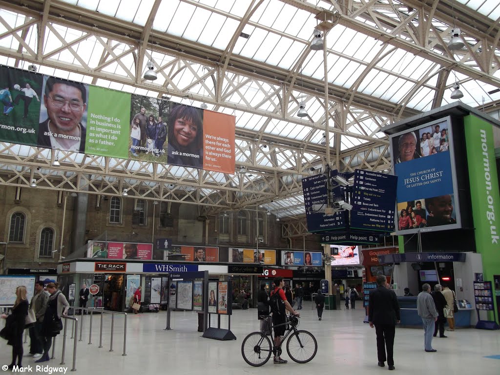 Inside Charing Cross Railway Station (1) by Mark Ridgway