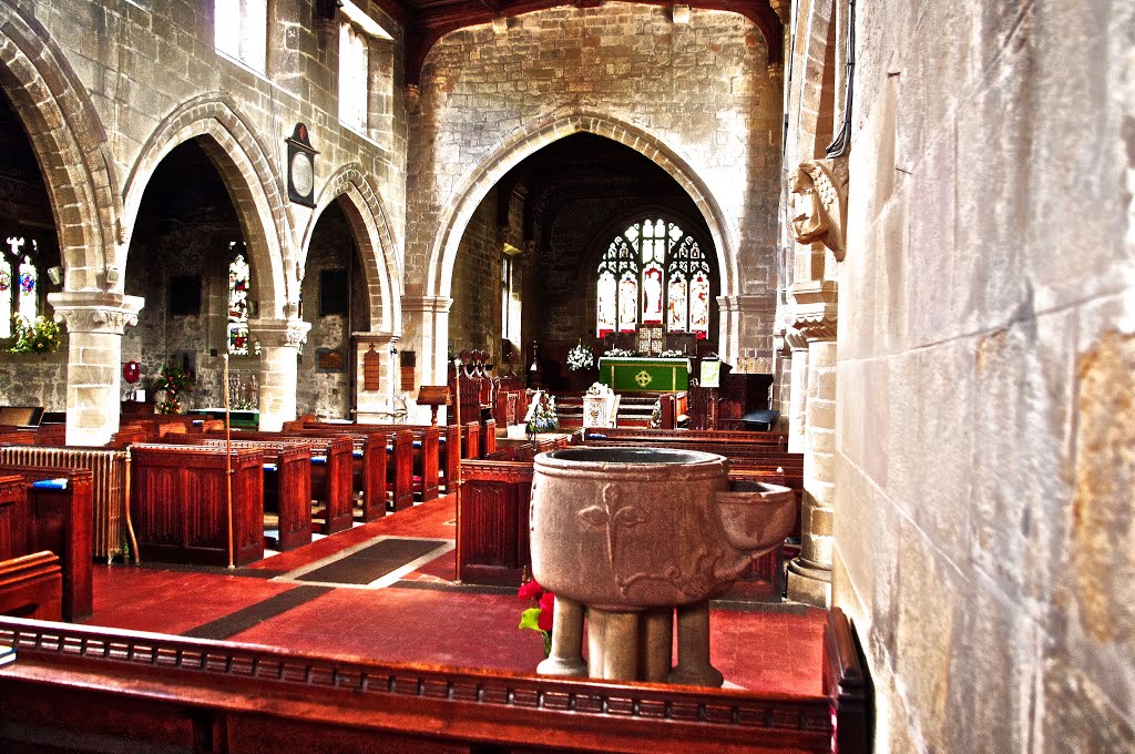 "All Saints" youlgreave. peak district. july 2012 by kinderbill