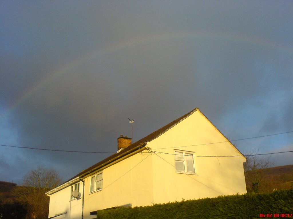 Rainbow over Cwmbran by czed36