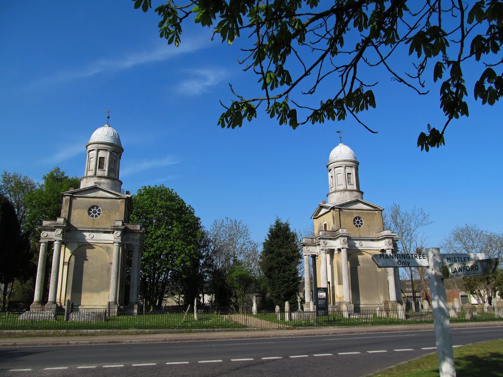 Cycle trip UK 201305: Twin Tower Mistley by Seimen Burum