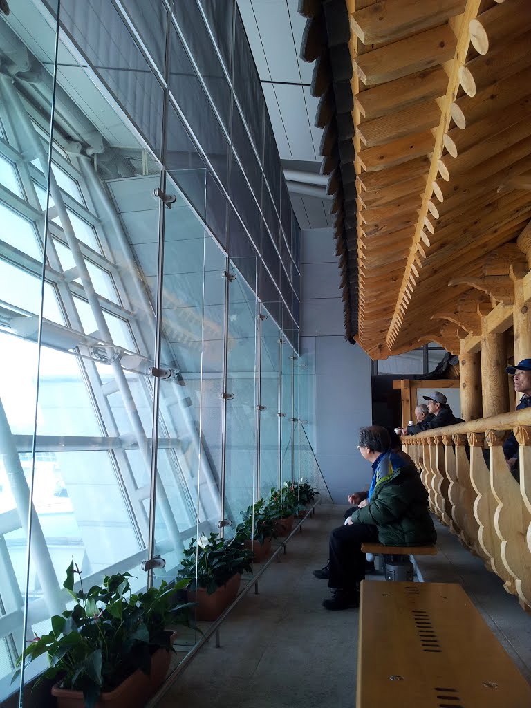 Observation deck in Incheon International Airport by Gosotopo