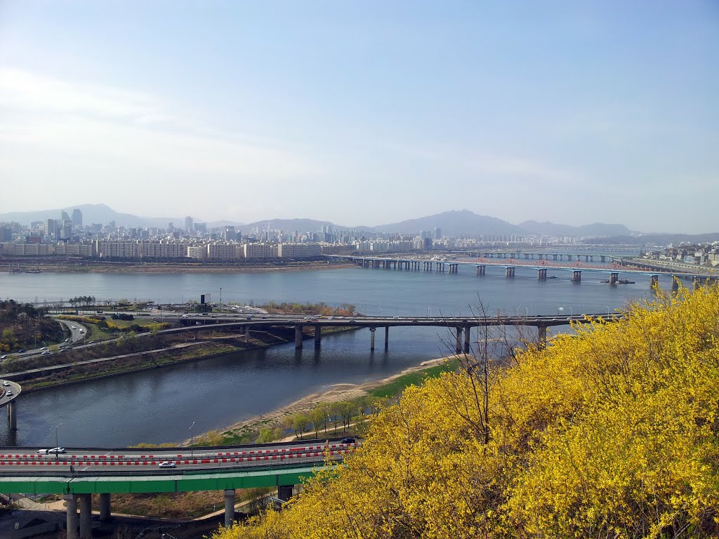 Seoul View from Eungbongsan (Mt.) by Gosotopo