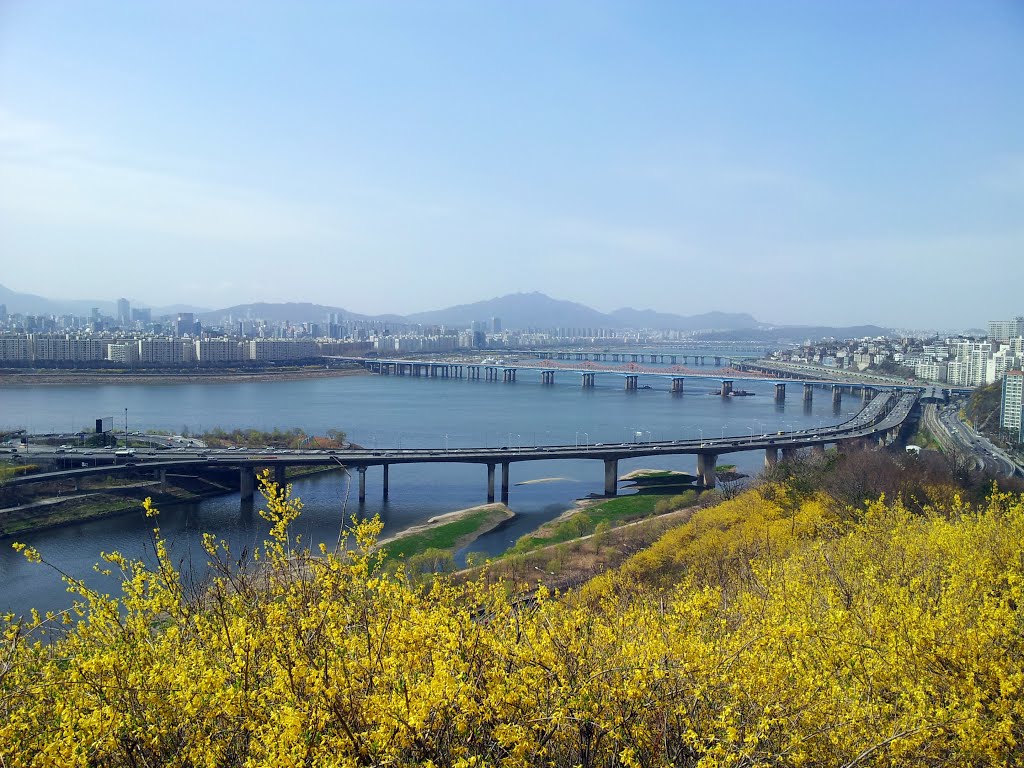 Seoul View from Eungbongsan (Mt.) by Gosotopo