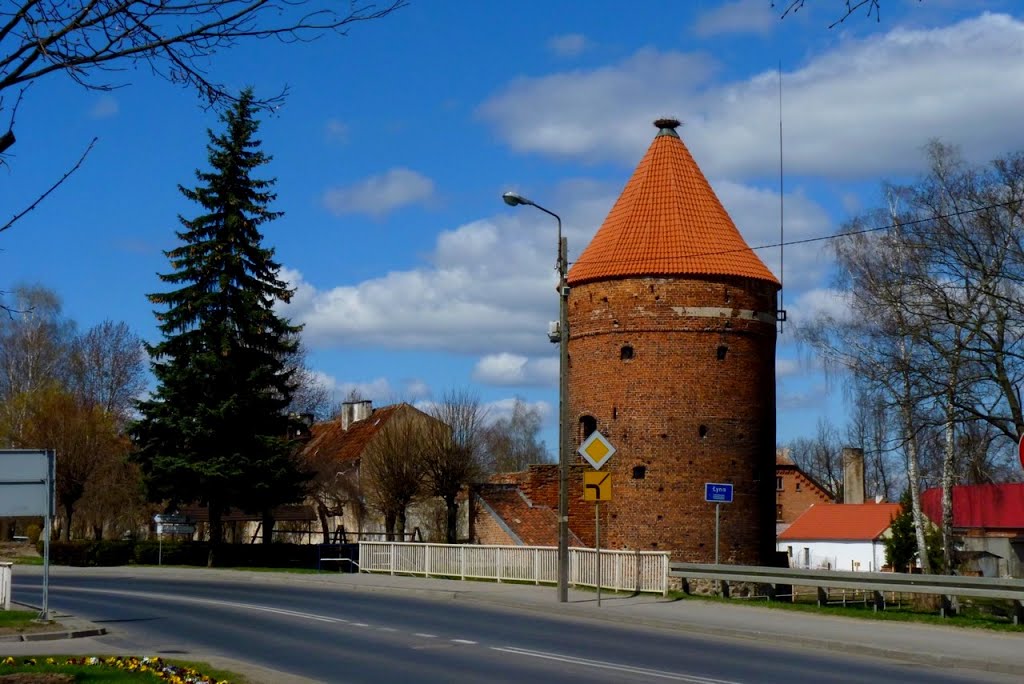 Dobre Miasto. Baszta Bociania. by Dariusz Domagała