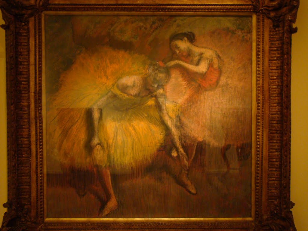 DEGAS, Edgar Deux danseuses jaunes et roses (Amarillo y rosa); Museo de Bellas Artes, Buenos Aires, Argentina by vgo8888