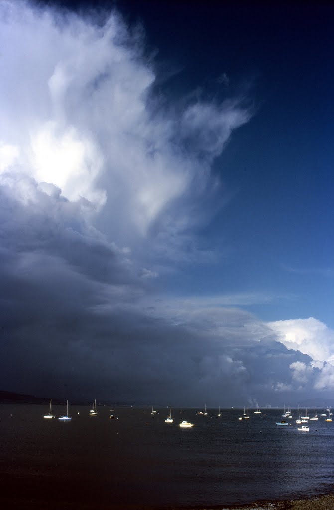 Violent summer showers over the Swansea and Neath valleys by Mike Rice