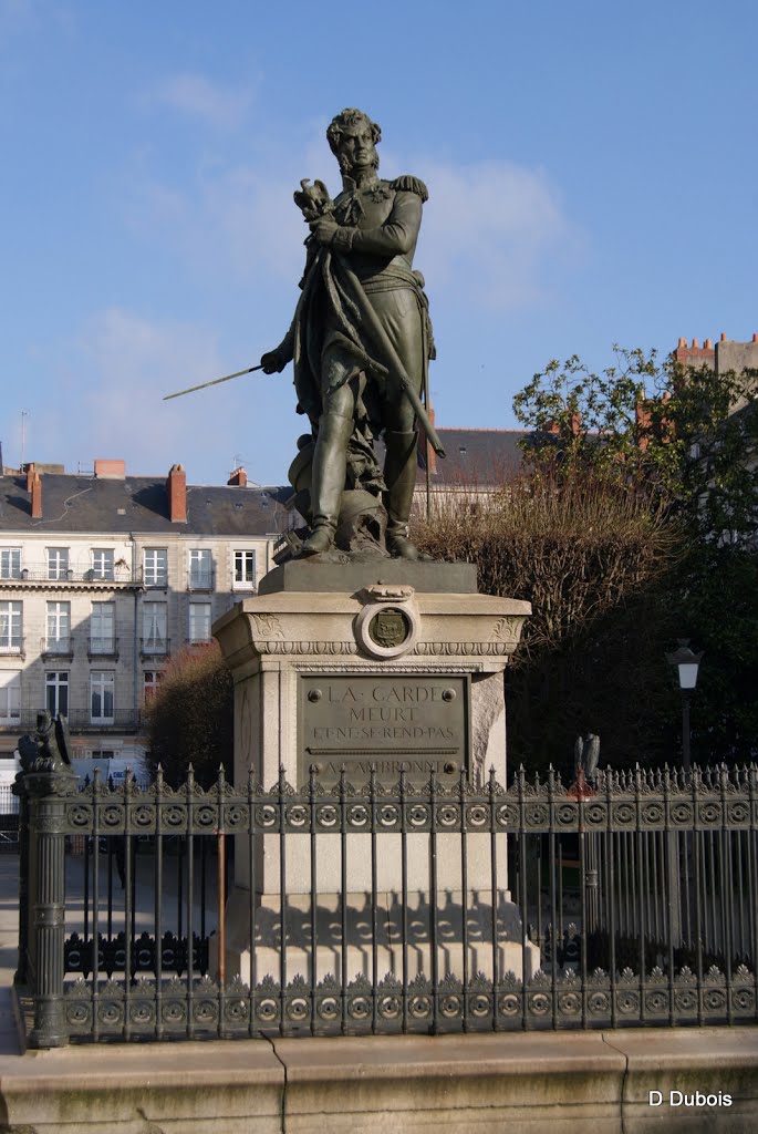 Pierre Cambronne sur le cour qui porte son nom à Nantes by Dubois dominique