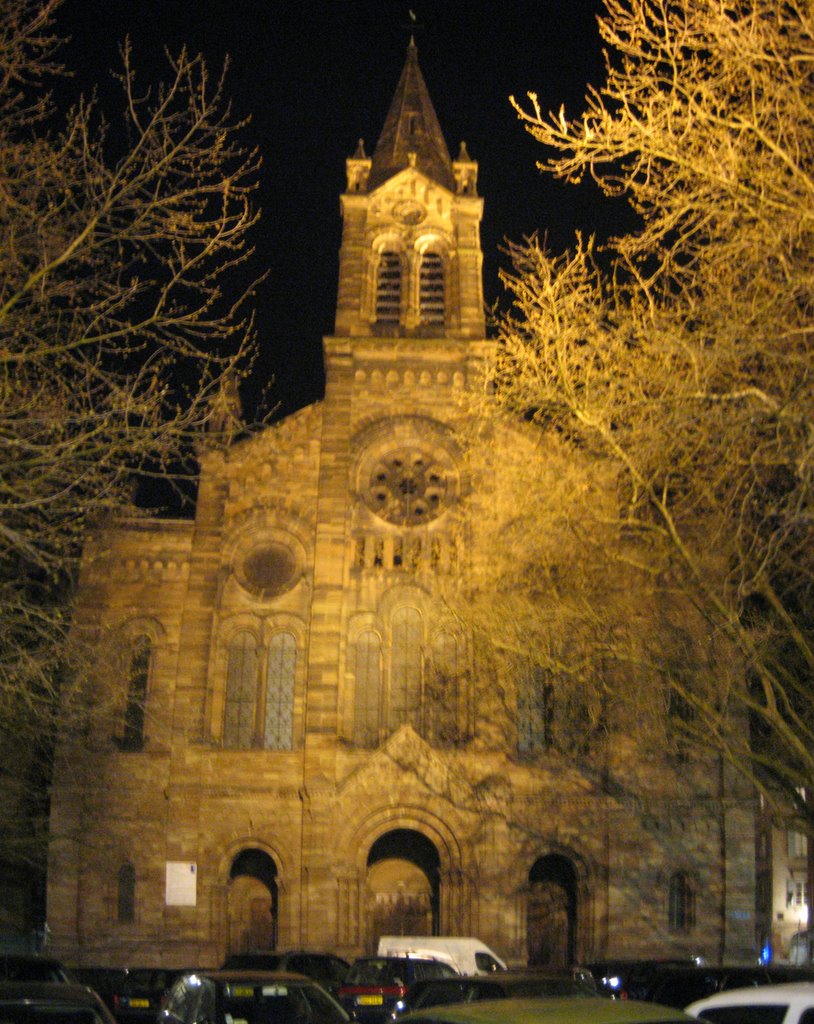 Eglise du Temple Neuf de nuit by _Silent.Bob_