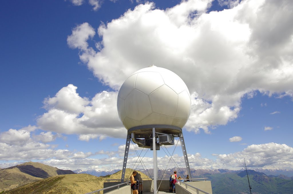 Meteorologische Anstalt Schweiz Monte Lema TI / CH by H.ruedi von bueren