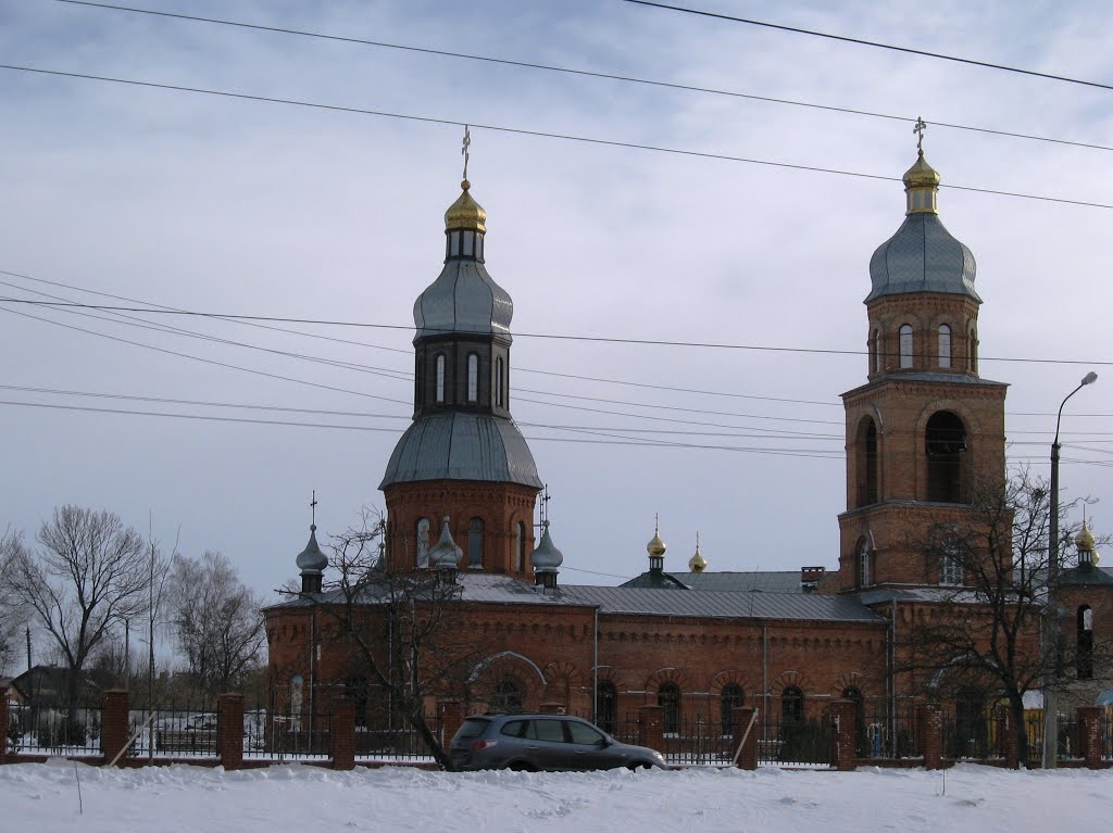 Свято-Георгіївська полкова церква 46-го Дніпровського полку (1906 рік). Псевдоросійський стиль by Олександр Новак