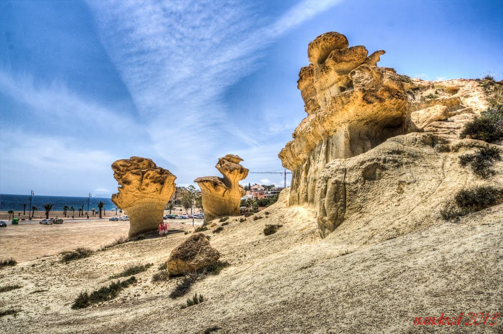 Erosiones de la playa de Bolnuevo (Mazarron-Murcia) by Fernando Cifuentes D…