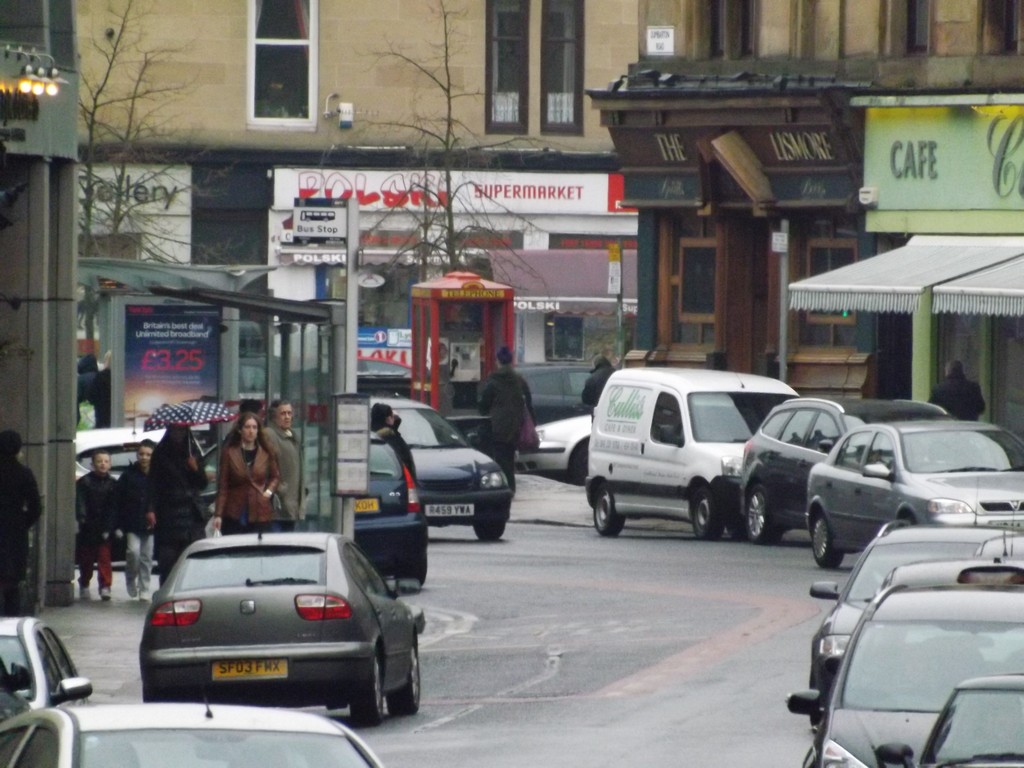 Dumbarton Road, Partick, Glasgow by seventiescopshow