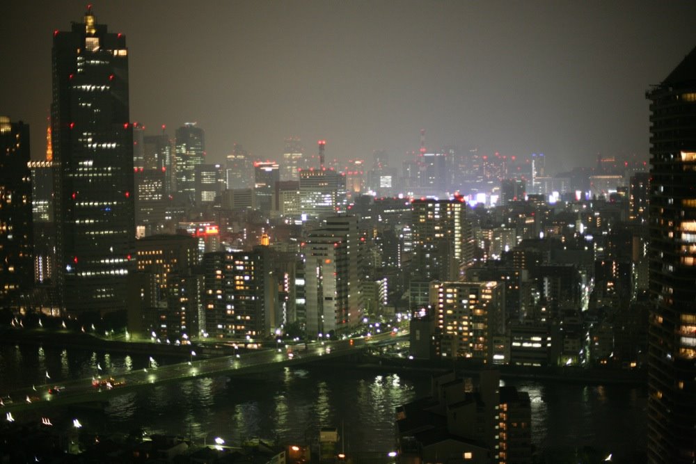 Tokyo skyline from River City 21 by gauntlet