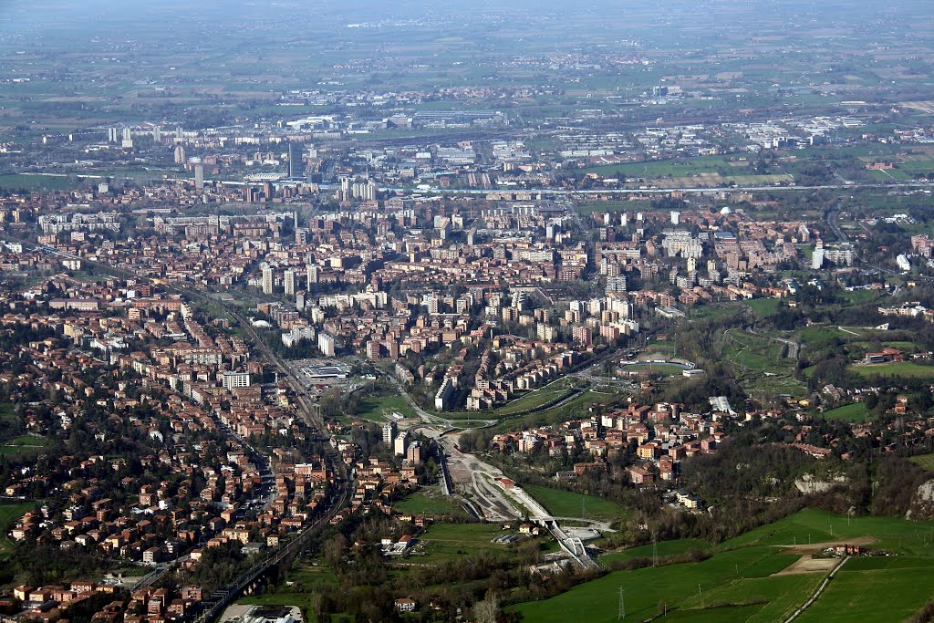 Bologna south and San Lazzaro by Luigi I-MOLA