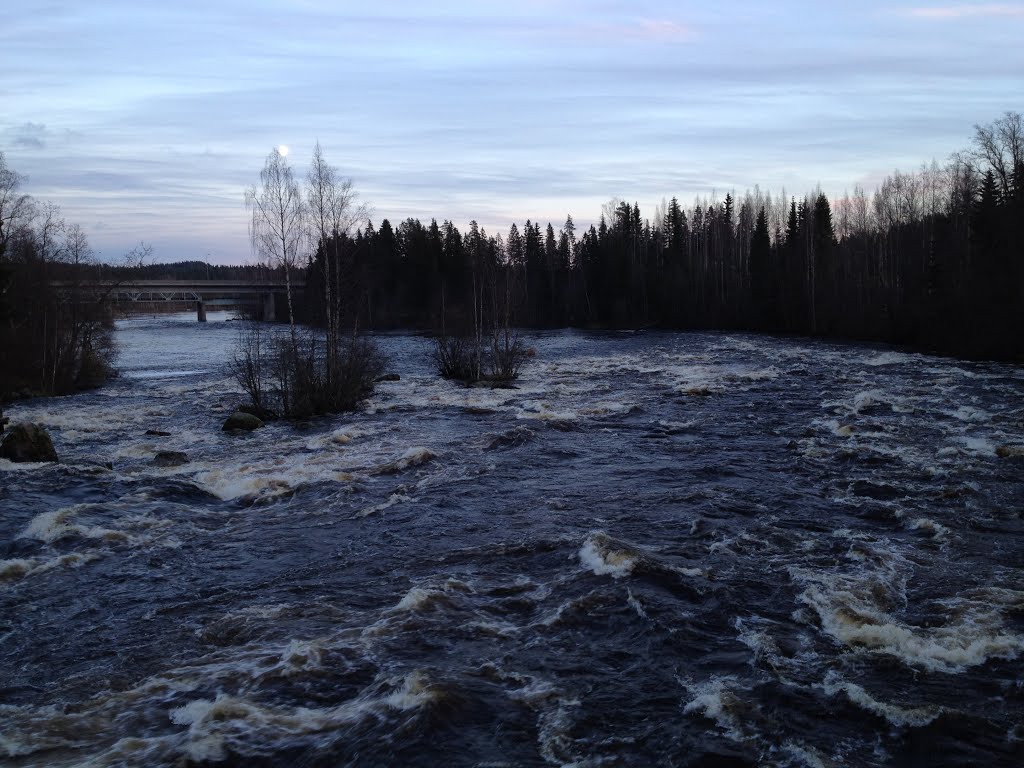 Kuusaankoski between Vatianjärvi and Saraavesi by Bart van der Cruijsen