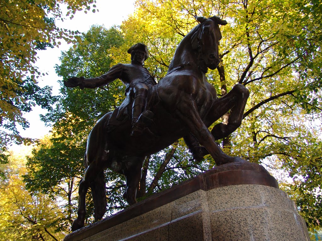 Paul Revere Monument, Boston by Elwyn Frey