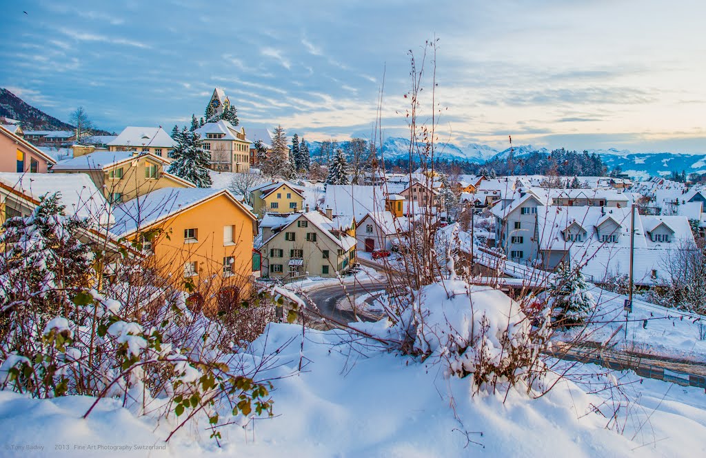 Switzerland Winter Time by Tony Badwy by Tony Badwy