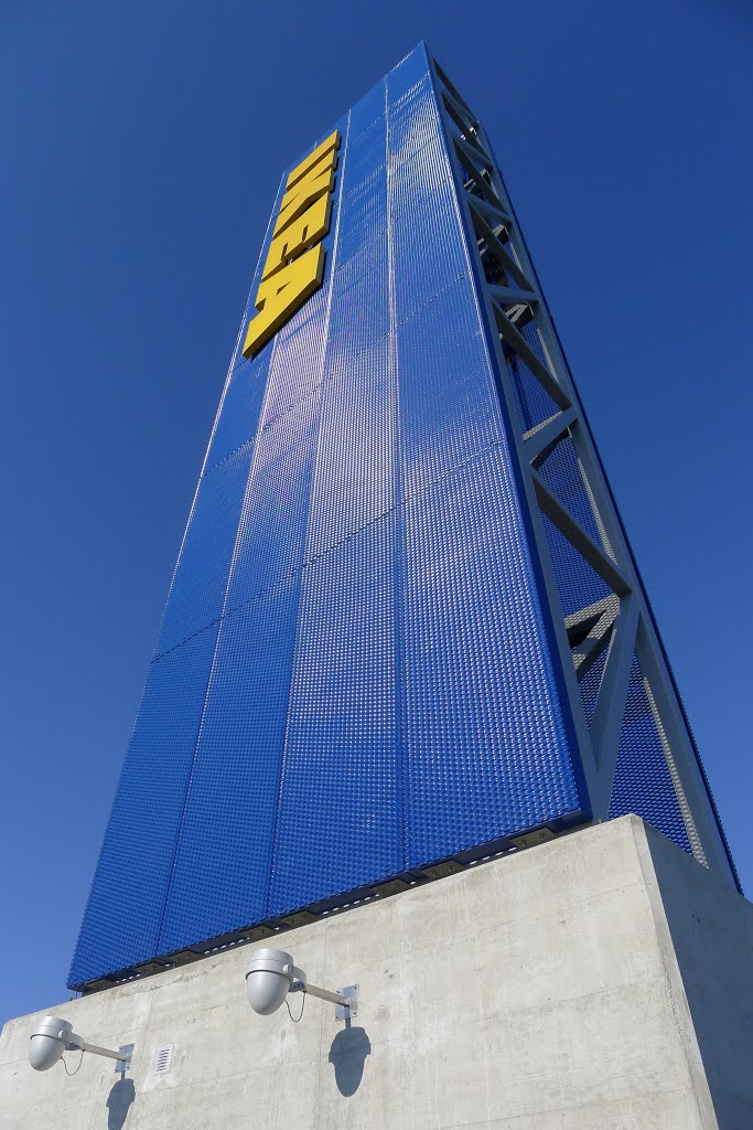 IKEA sign tower by Anders Lagerås