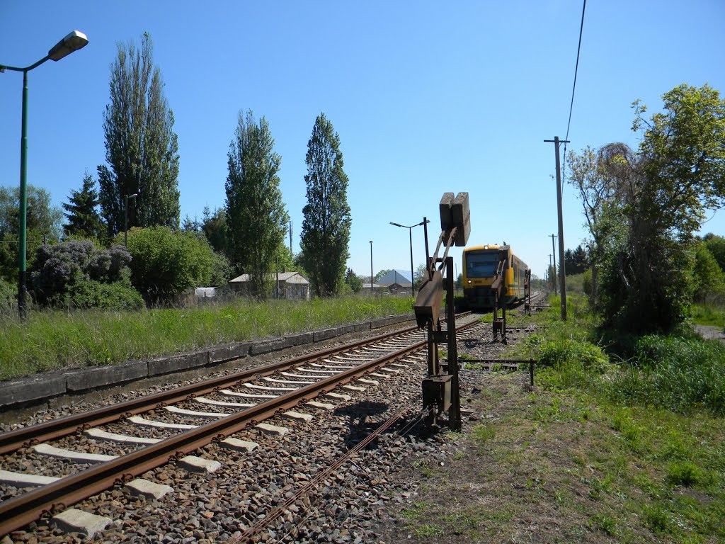 Einfahrt in den Bahnhof Storkow (Mark) -alte Signaltechnik 15-05-2013 by Destiny