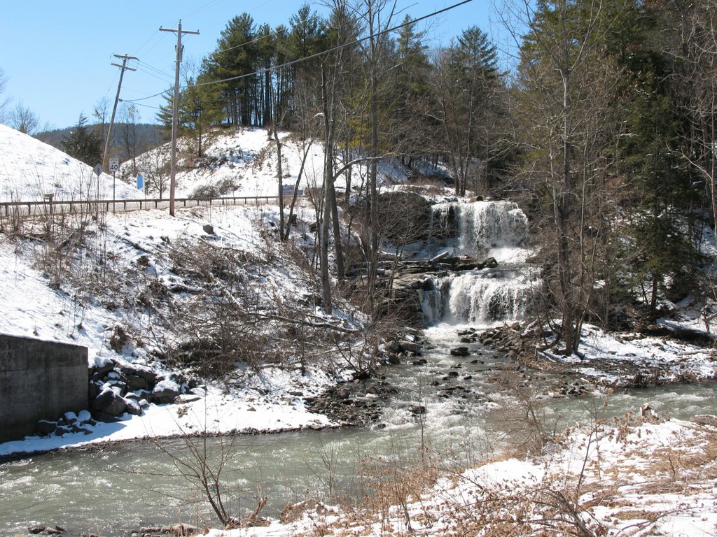 Springtime waterfall by sacoo